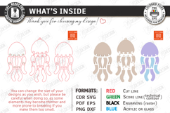 Flexible Animals Keychain Laser Cut | Wooden Octopus | CNC Product Image 3