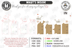 Kids Growth Chart Rulers Laser Cut Bundle | Height Trackers Product Image 3