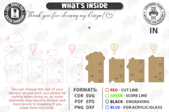 Kids Growth Chart Rulers Laser Cut Bundle | Height Trackers Product Image 4