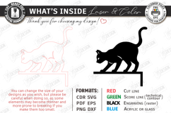 Cat Door Corners Laser Cut Bundle|Wall Decor SVG|Home Decor Product Image 4