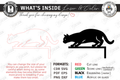 Cat Door Corners Laser Cut Bundle|Wall Decor SVG|Home Decor Product Image 6