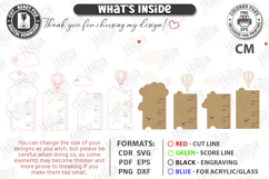 Kids Growth Chart Rulers Laser Cut Bundle | Height Trackers Product Image 9