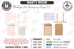 Pregnancy Countdown Milestone Board Laser Cut|Counting Weeks Product Image 3