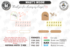 Pregnancy Countdown Milestone Board Laser Cut|Counting Weeks Product Image 2