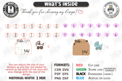 Pregnancy Countdown Milestone Boards Laser Cut Bundle|Baby Product Image 15