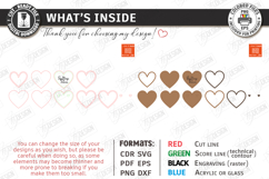 Wedding Ring Box Laser Cut | Jewelry Box | Wedding Day SVG Product Image 2