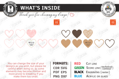 Wedding Ring Box Laser Cut | Jewelry Box | Wedding Day SVG Product Image 3