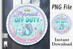 Summer Round Sign Sublimation Design Product Image 1