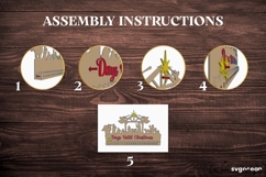 Christmas Nativity Countdown Laser Cut | Countdown Calendar Product Image 5