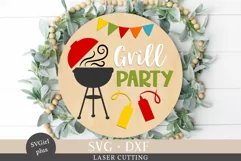 Grill party SVG, Summer laser cut, Summer cricut SVG, Product Image 1