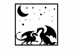 laser cut dragon svg lover Dragon Bundle for Cutting Product Image 1