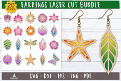 Laser Cut Earrings Bundle design