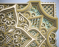 Paper cutting mandala SVG design with layered elements suitable for scrapbooking or wall art