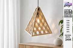Wooden Pendant Light Shade Laser Cut | Home Decor | Pattern Product Image 4