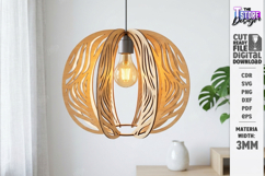 Wooden Pendant Light Shade Laser Cut | Home Decor | Pattern Product Image 4