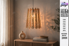 Wooden Pendant Light Shade Laser Cut | Home Decor | Pattern Product Image 1