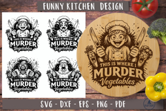 Funny kitchen bundle SVG Humor Cutting Board Product Image 4