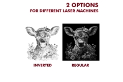 Easter Animals - Laser Engraving PNG Bundle for Coasters Product Image 7