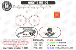 DND Health Point Trackers Laser Cut | HP Tracker Glowforge Product Image 8