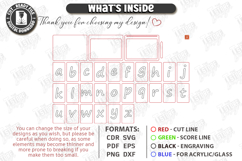 Sensory Sand Trays Writing Laser Cut Bundle | Montessori SVG Product Image 4