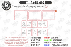 Sensory Sand Trays Writing Laser Cut Bundle | Montessori SVG Product Image 5