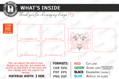 Valentine&#039;s Day Gift Box Laser Cut|Valentine&#039;s Candy Box SVG Product Image 2