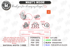 Coloring Montessori Toy for Kids Laser Cut | Paintable SVG Product Image 3