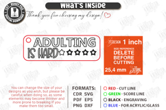 Sarcastic Keychains Laser Cut Bundle | Funny Snarky Keyrings Product Image 11