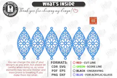 3D Paper Christmas Ornament Paper Cut | Filigree Papercraft Product Image 3