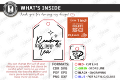 Tea Bag Bookmark Laser Cut | Reading Accessories | Glowforge Product Image 3