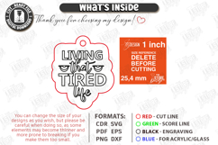 Sarcastic Keychain Laser Cut | Snarky Keyring | Funny SVG Product Image 3