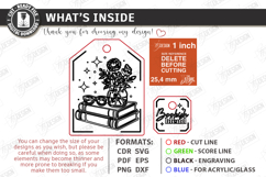 Tea Bag Bookmarks Laser Cut Bundle | Reading Accessories SVG Product Image 4