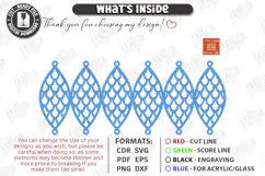 3D Paper Christmas Ornament Paper Cut | Filigree Papercraft Product Image 3