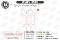 Personalized Wedding Ring Box Laser Cut | Laser Engraved Product Image 3