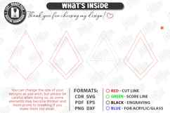 Modern Wall Planters Laser Cut Bundle | Geometric Wall Vase Product Image 6