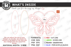 Mother's Day Hanging Hearts Laser Cut Bundle | Floral Hearts Product Image 21