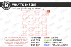 Decorative Panel Laser Cut | Wall Art | Home Decor | Pattern Product Image 3