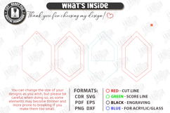 Modern Wall Planters Laser Cut Bundle | Geometric Wall Vase Product Image 10