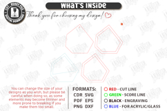 Modern Wall Planter Laser Cut | Geometric Vase | Home Decor Product Image 3