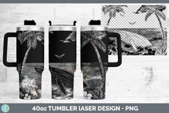 GorgeousLaser Sea Laser 40oz Tumbler design.