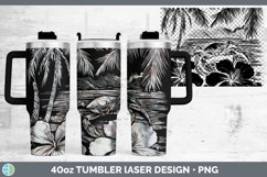 GorgeousLaser Sea Laser 40oz Tumbler design.