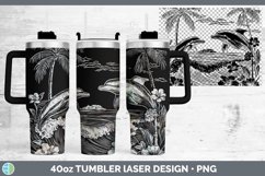 GorgeousLaser Sea Laser 40oz Tumbler design.
