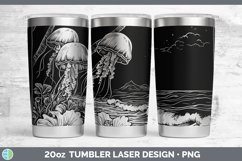 GorgeousLaser Sea Laser 20oz Tumbler design.
