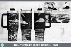 GorgeousLaser Sea Laser 40oz Tumbler design.