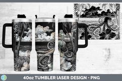 GorgeousLaser Sea Laser 40oz Tumbler design.
