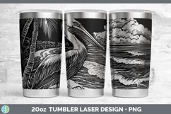 GorgeousLaser Sea Laser 20oz Tumbler design.