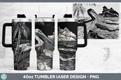 GorgeousLaser Sea Laser 40oz Tumbler design.