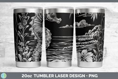 GorgeousLaser Sea Laser 20oz Tumbler design.