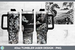 GorgeousLaser Sea Laser 40oz Tumbler design.