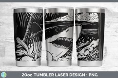 GorgeousLaser Sea Laser 20oz Tumbler design.